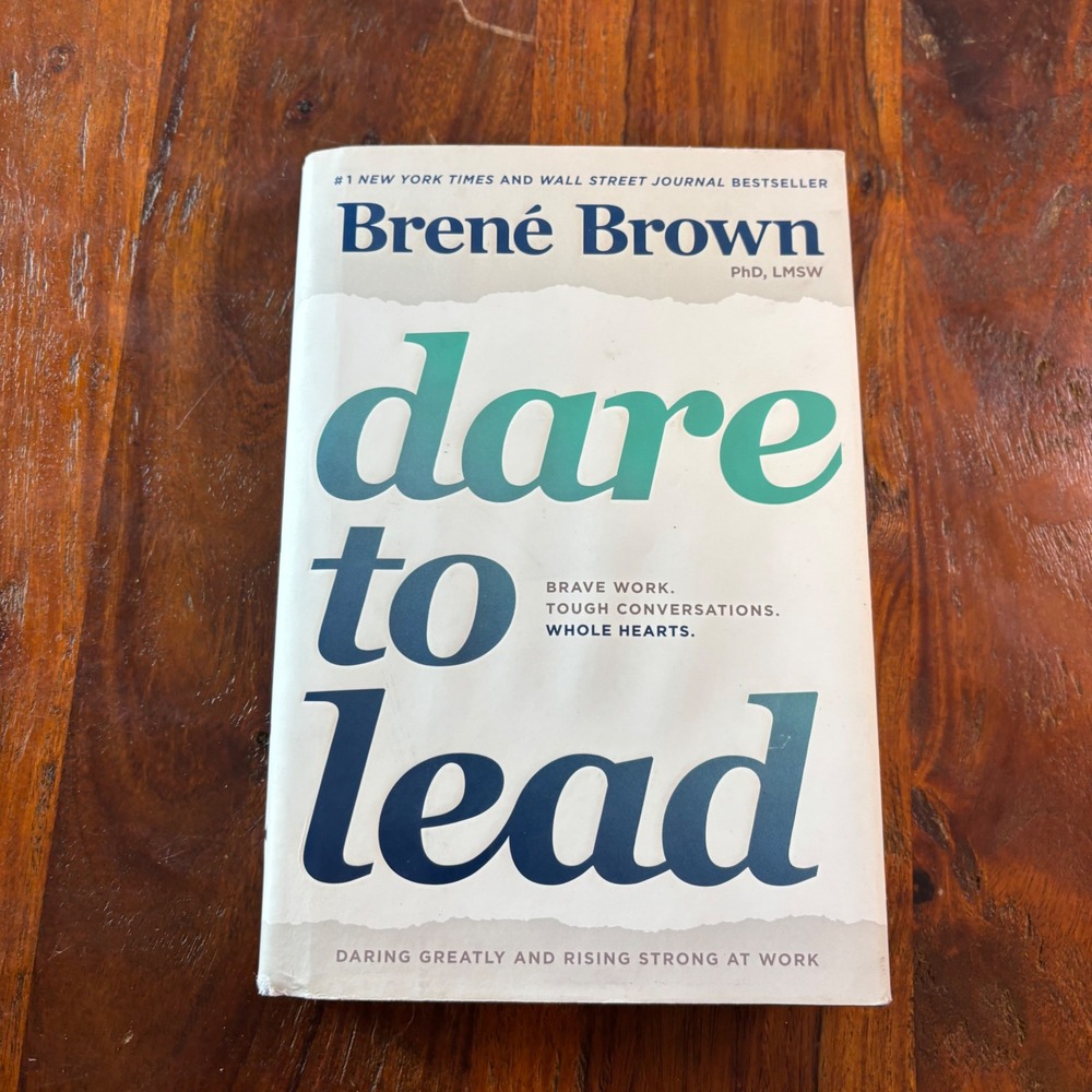 Dare to Lead Brené Brown Hardcover Book Brave Work‎ Tough Conversations 2018
